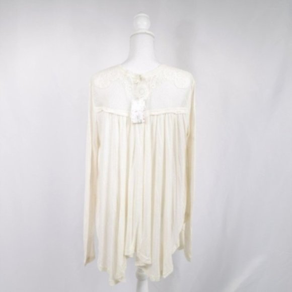 Free People To The Sea Tee, Natural, Size S - Picture 4 of 4